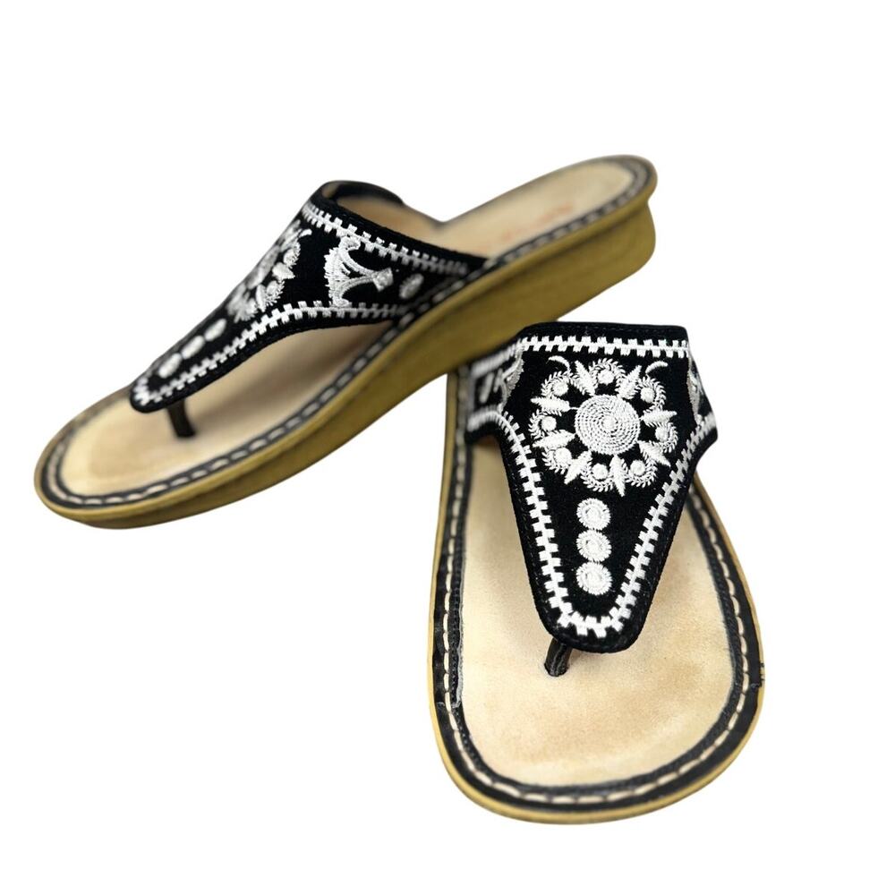 Alegria Women's Vanessa Thong Sandal Mandala 40 EU Black | Used/Good Condition - Picture 2 of 5